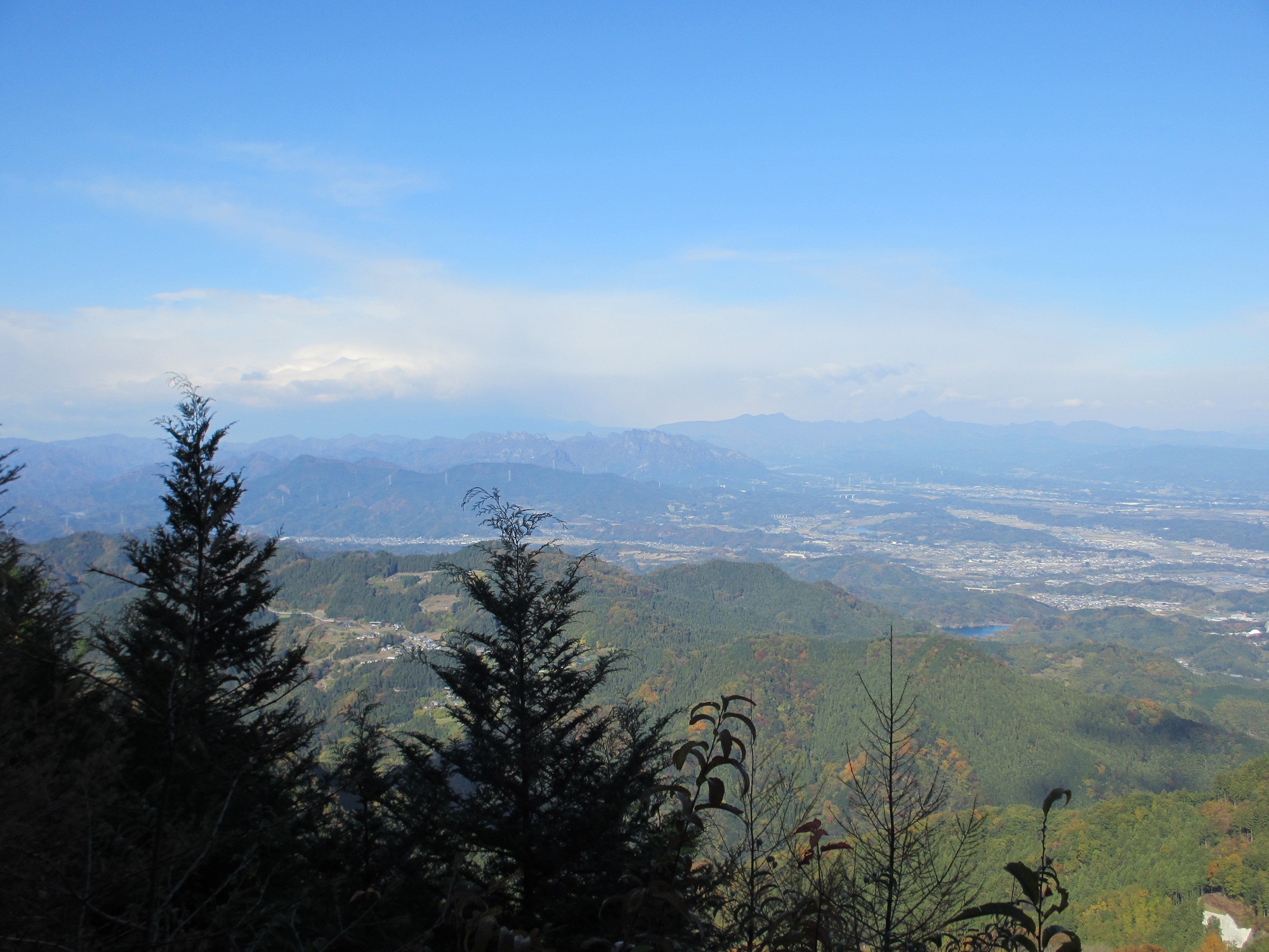 2012.11.14尾根からの浅間山