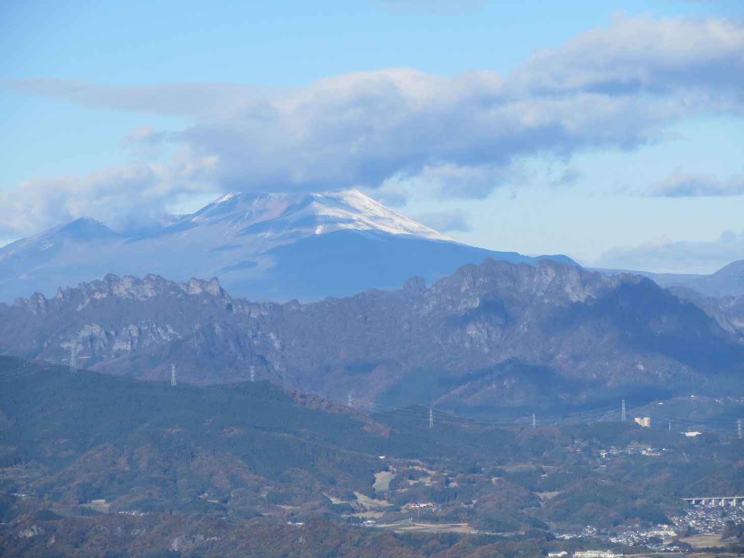 2013.11.22浅間山　妙義山